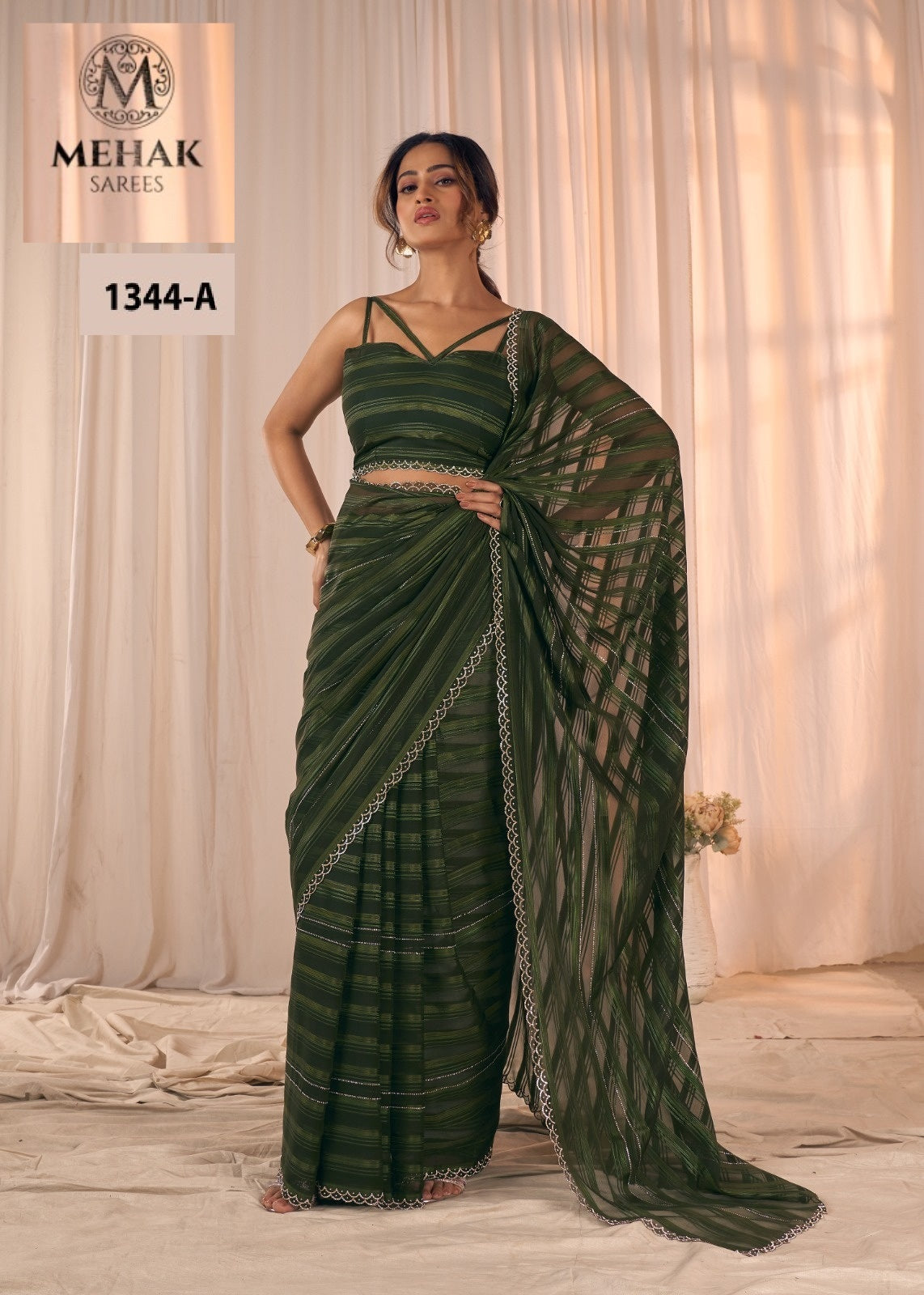 1344-A Mehak Georgette Sarees