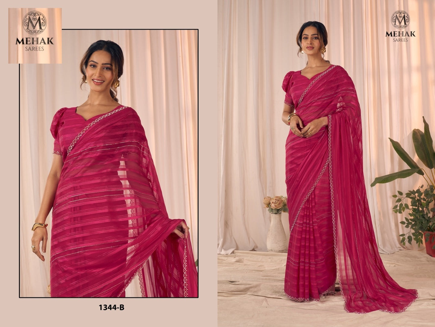 1344-B Mehak Georgette Sarees