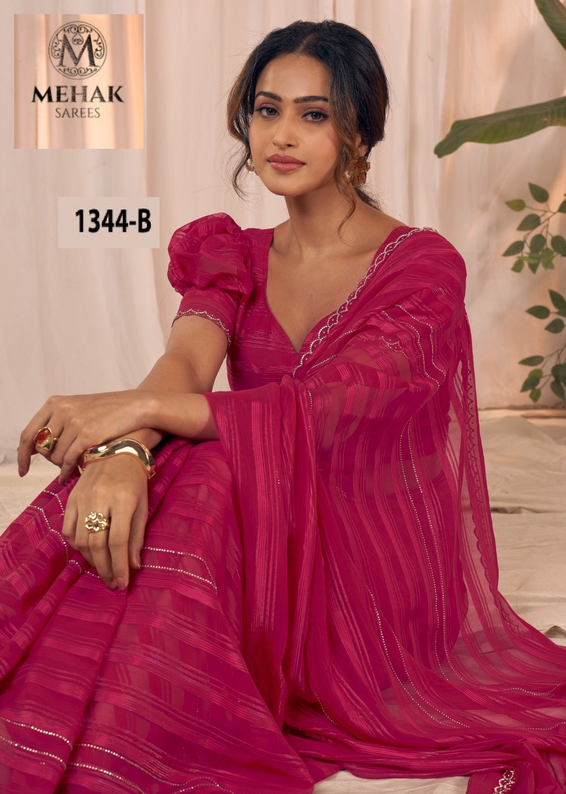 1344-B Mehak Georgette Sarees