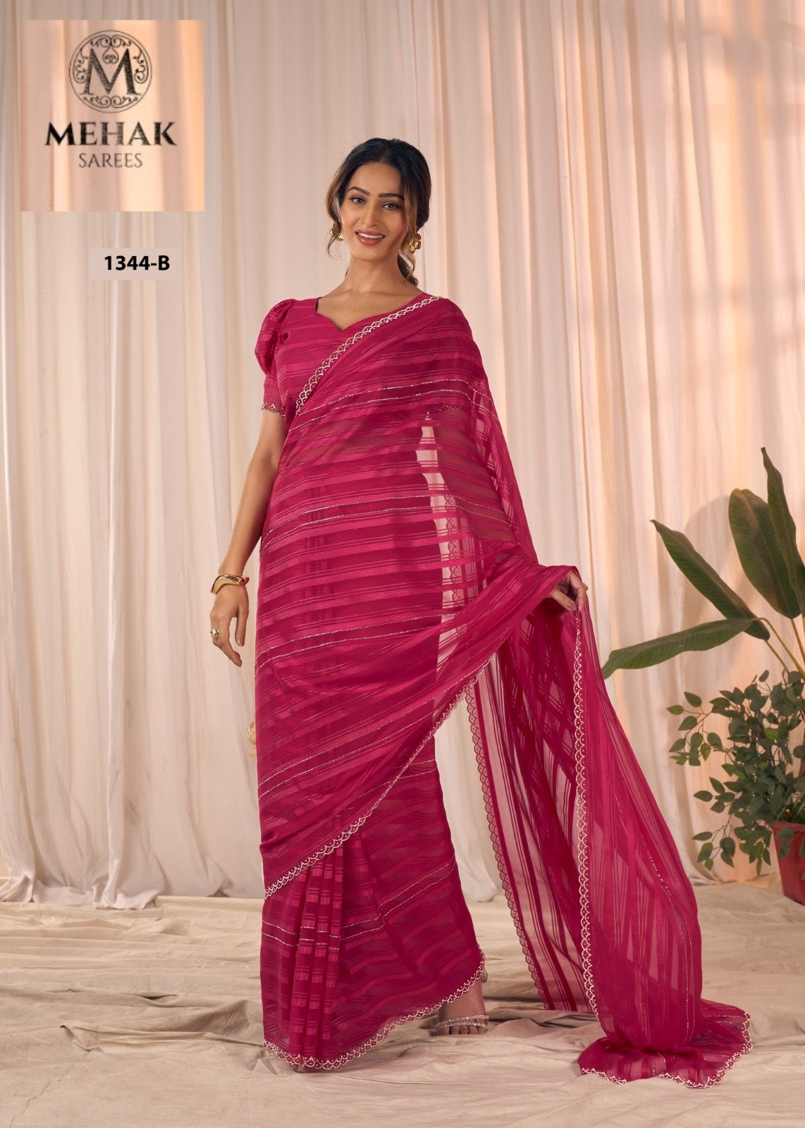 1344-B Mehak Georgette Sarees