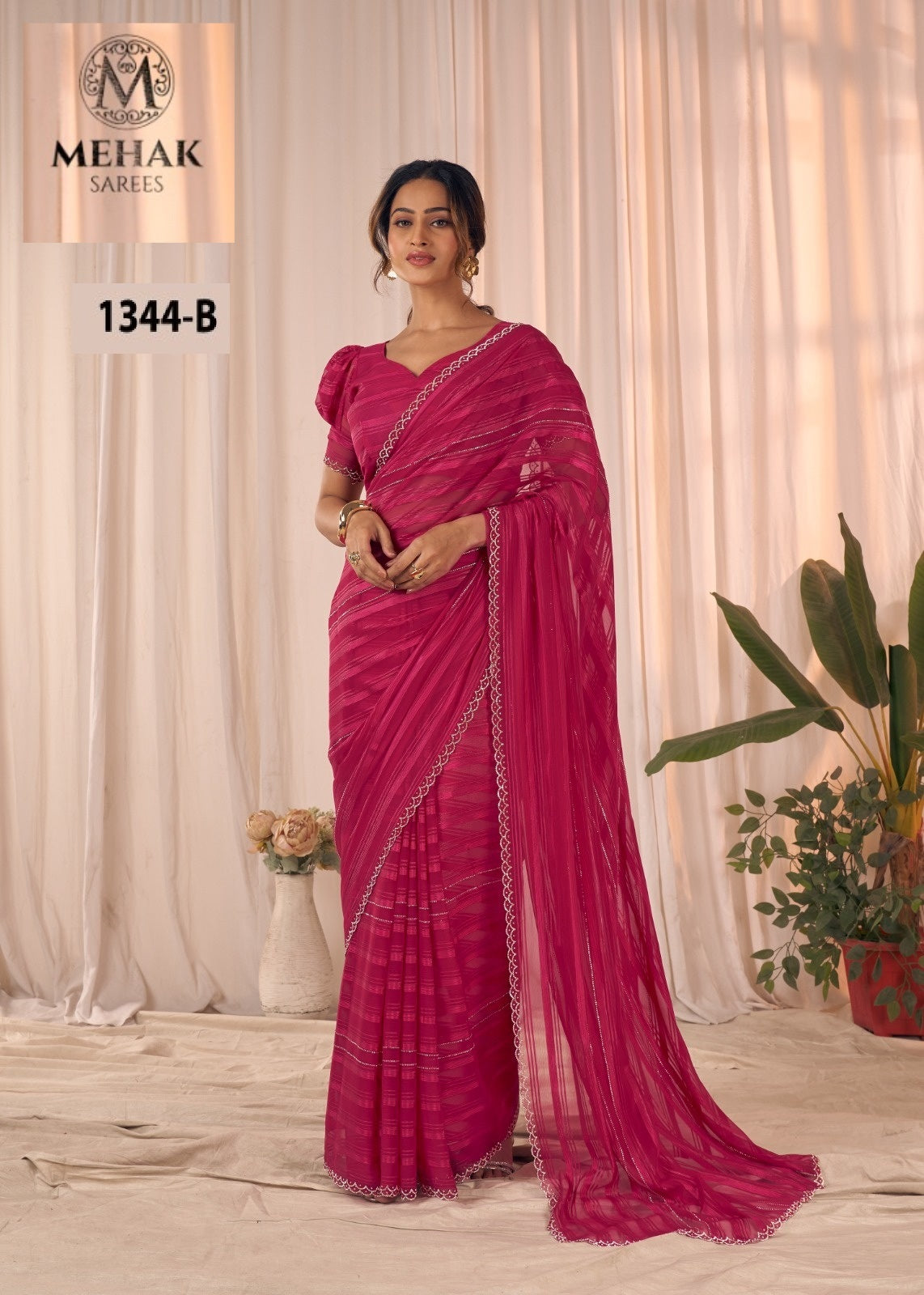 1344-B Mehak Georgette Sarees