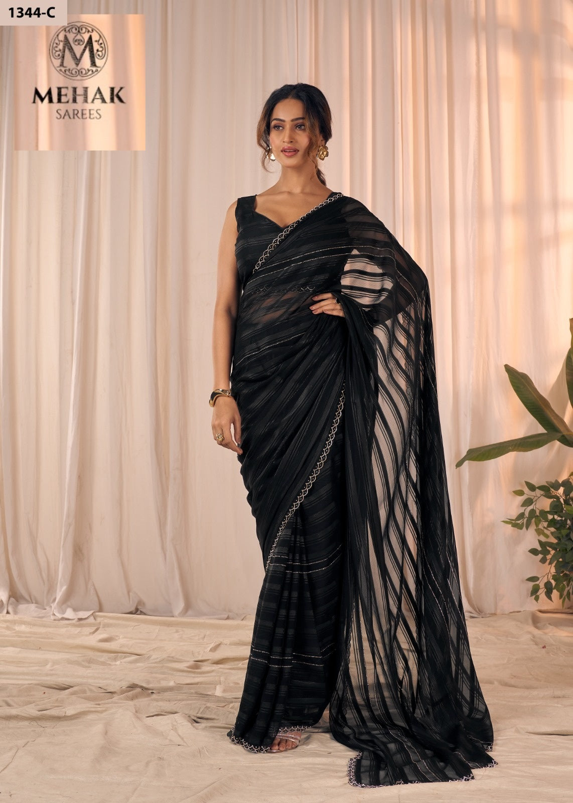 1344-C Mehak Georgette Sarees