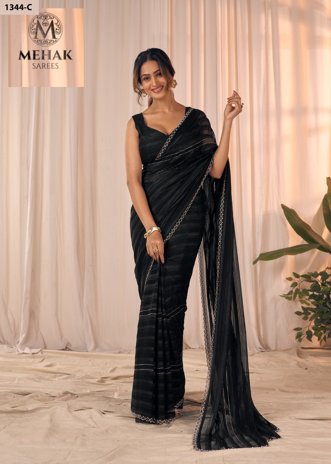 1344-C Mehak Georgette Sarees