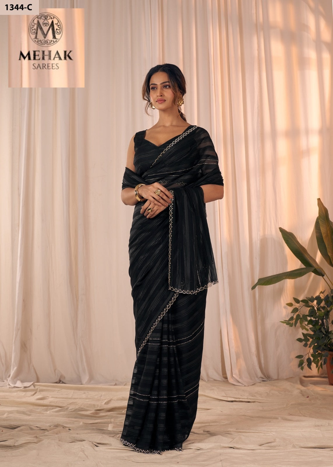 1344-C Mehak Georgette Sarees
