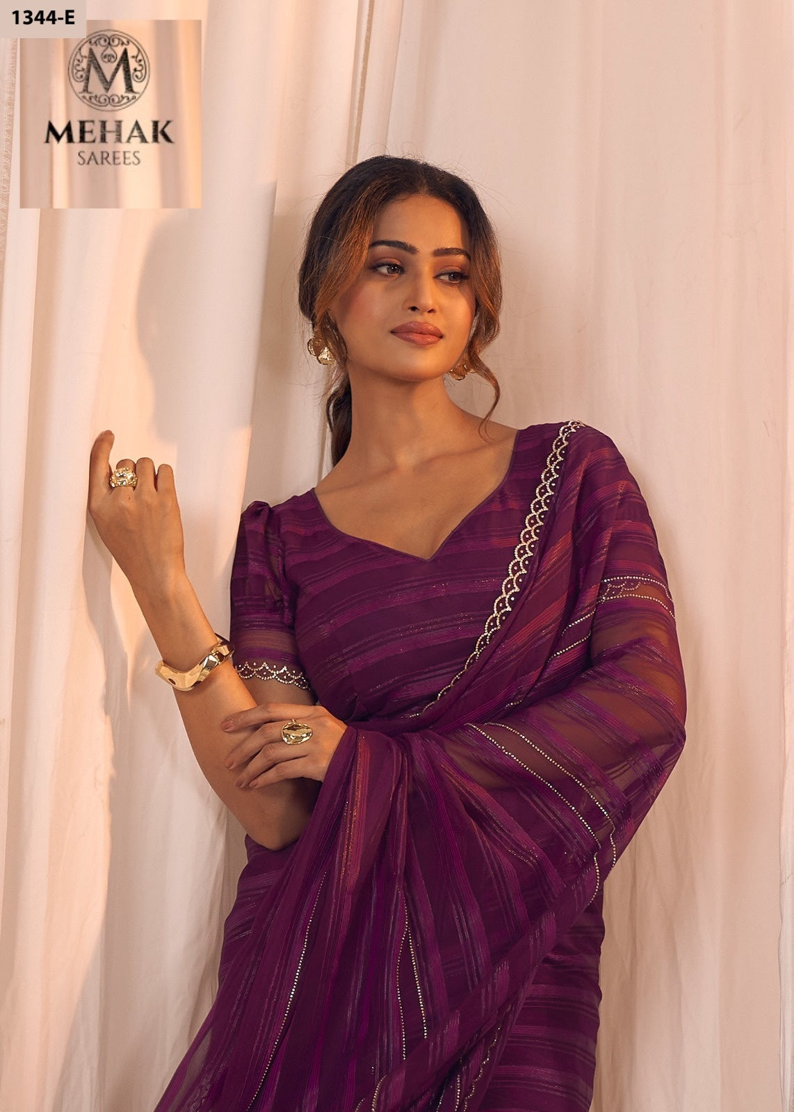 1344-E Mehak Georgette Sarees