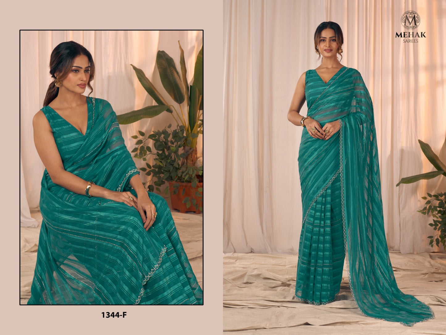 1344-F Mehak Georgette Sarees