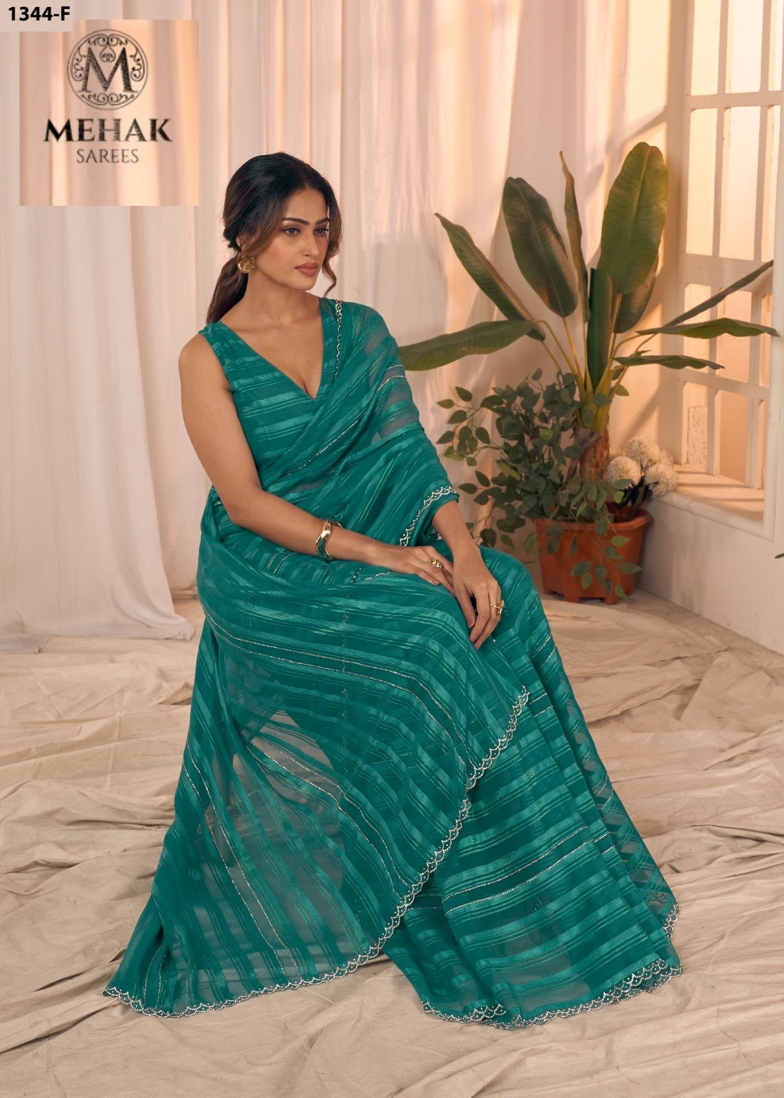 1344-F Mehak Georgette Sarees