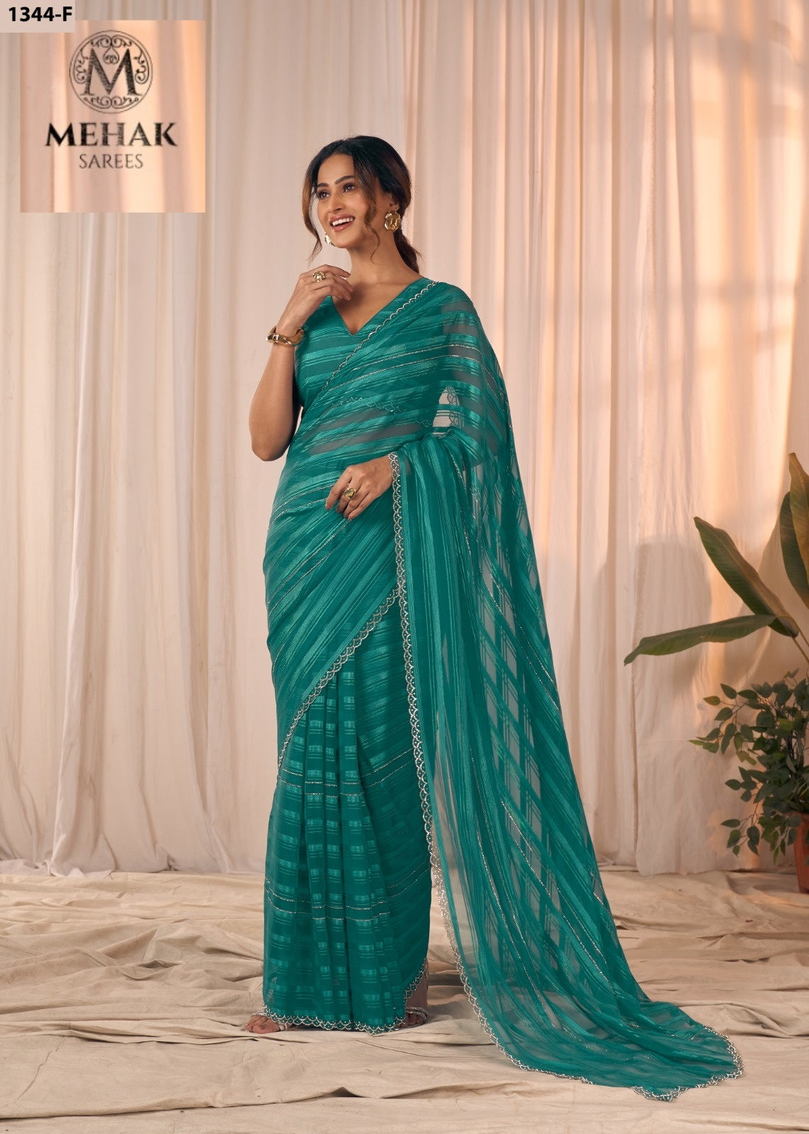 1344-F Mehak Georgette Sarees