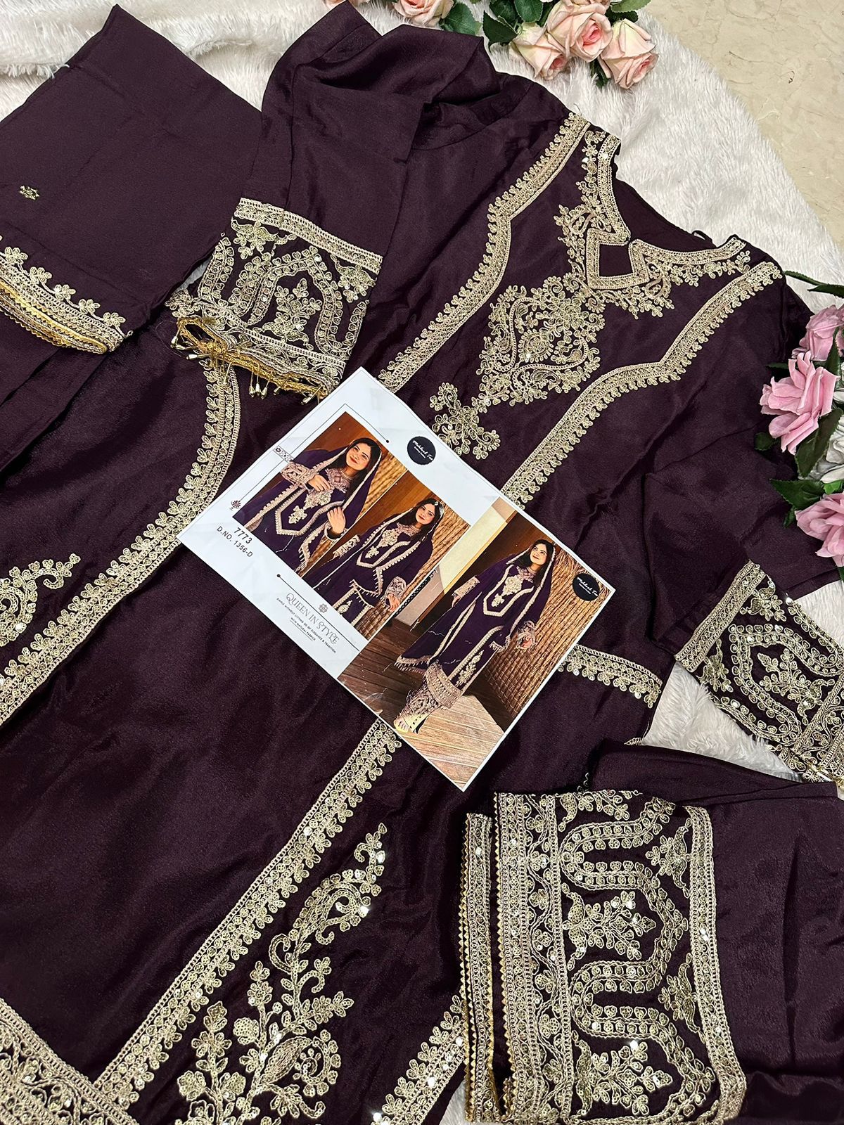 1356D Mehboob Tex Chinon Pakistani Salwar Suits