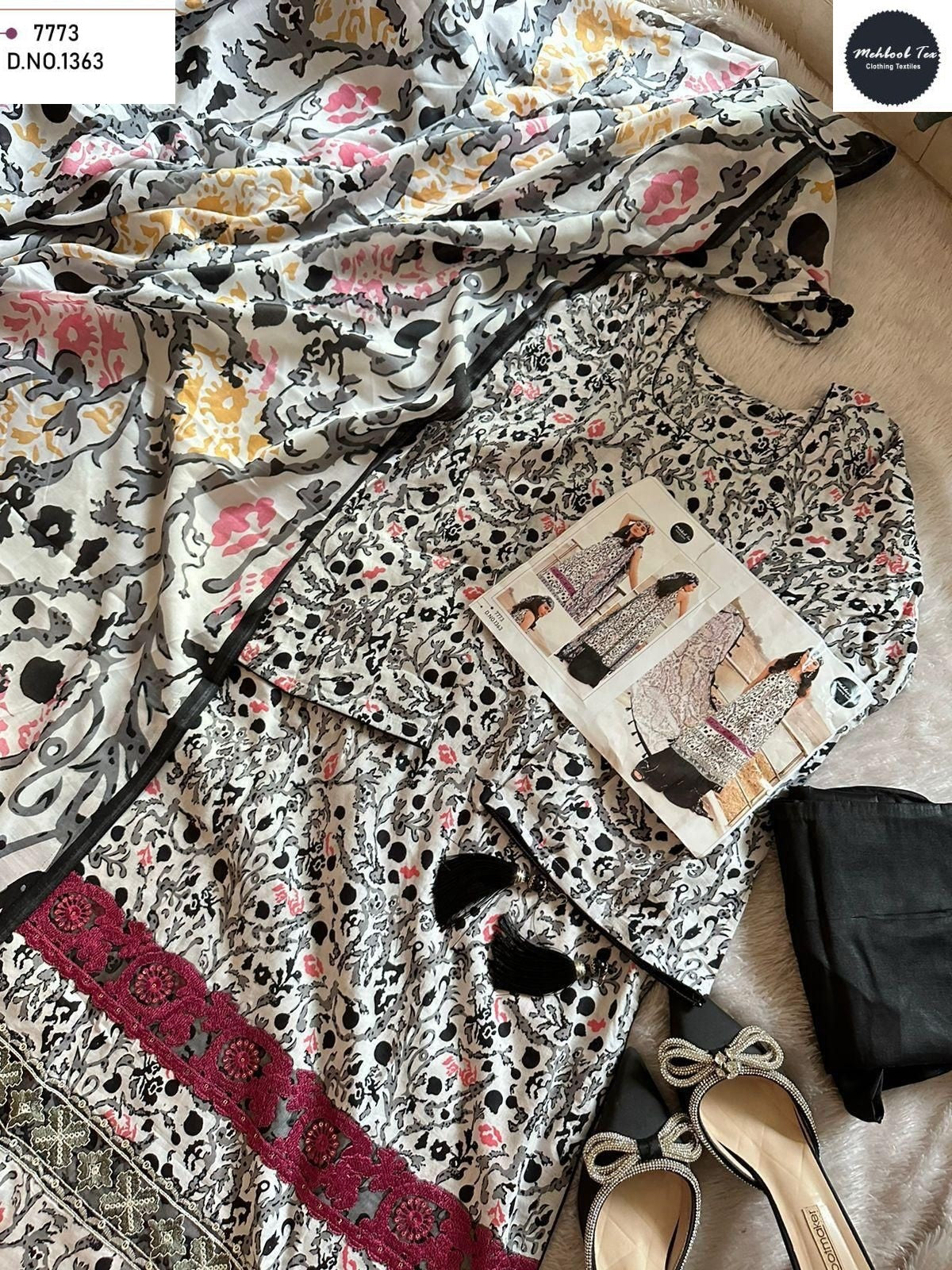 1363 Mehboob Tex Patch Pakistani Salwar Suits