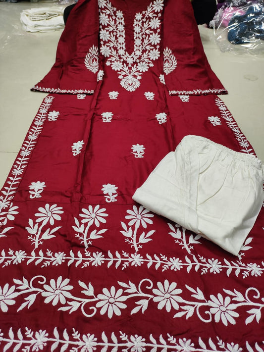 443-D Qubo Kurti Pant Set
