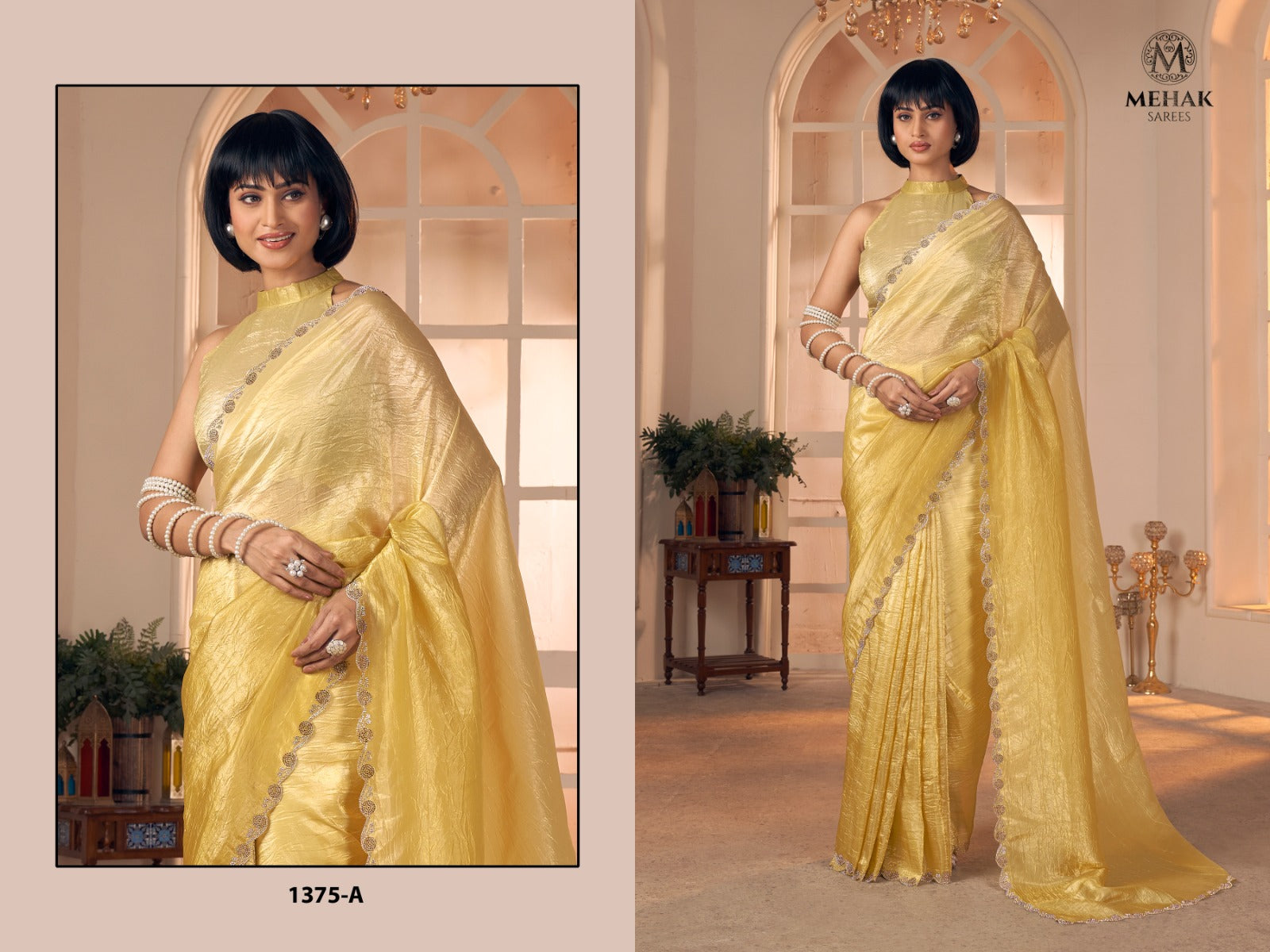 1375-A Mehak Pure Silk Sarees