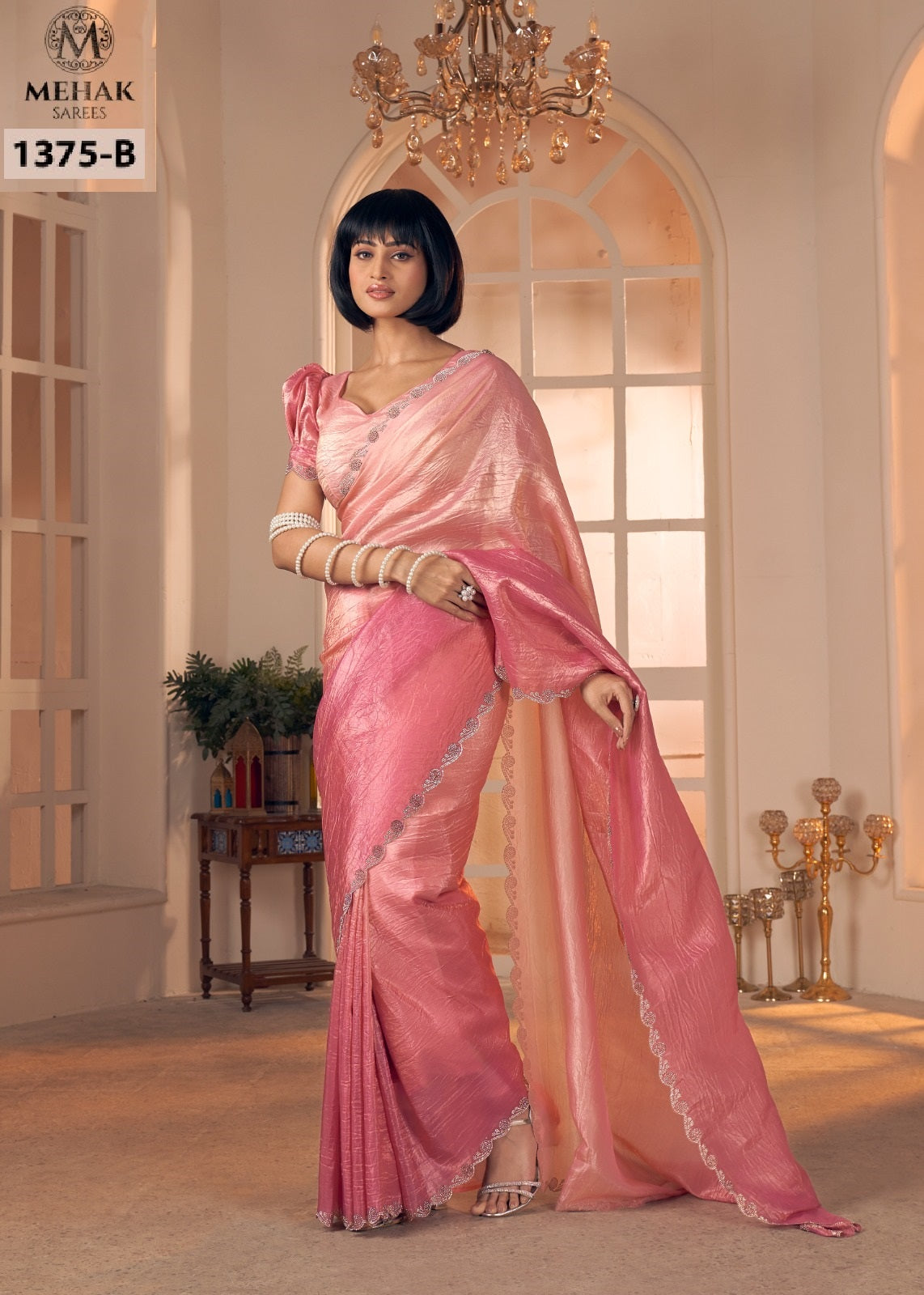 1375-B Mehak Pure Silk Sarees