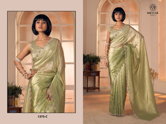 1375-C Mehak Pure Silk Sarees