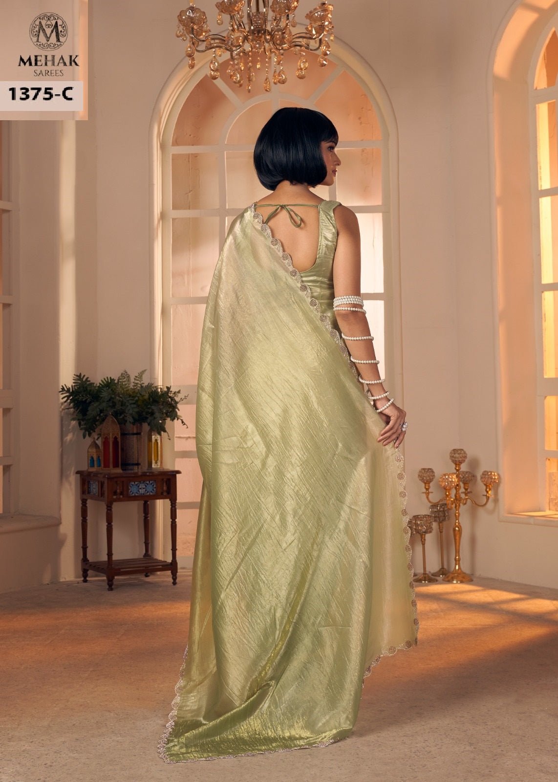 1375-C Mehak Pure Silk Sarees