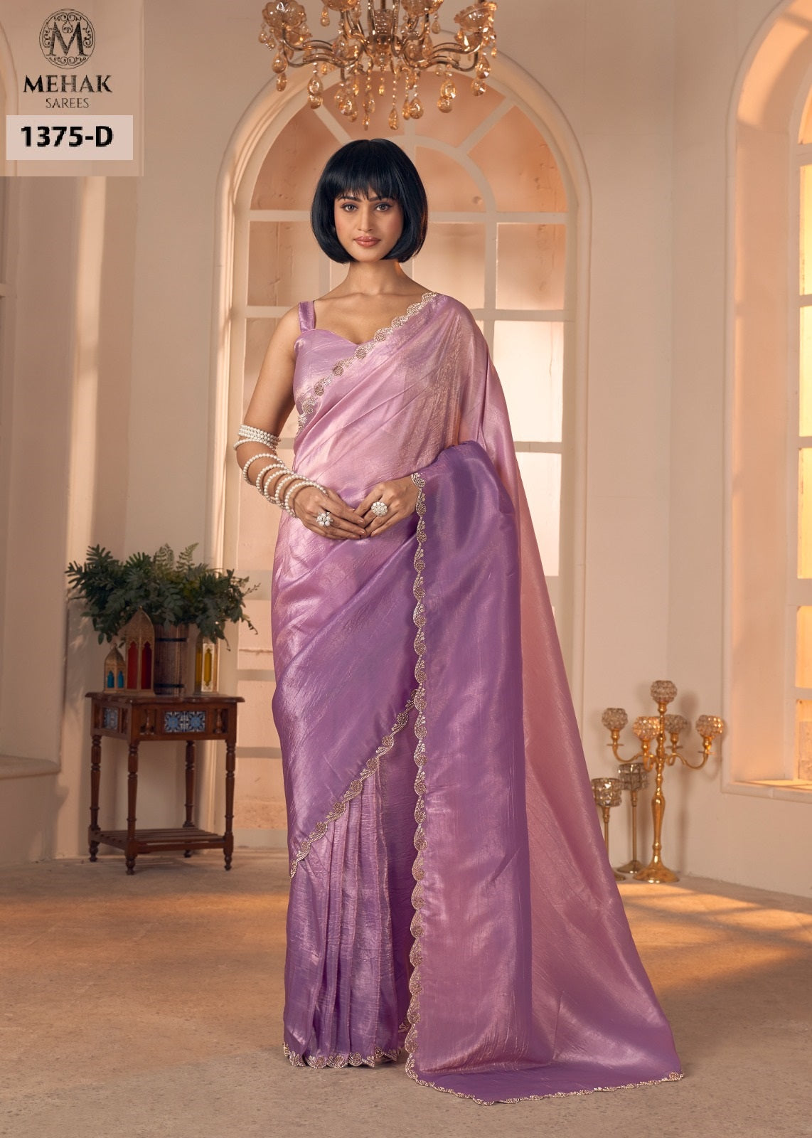 1375-D Mehak Pure Silk Sarees