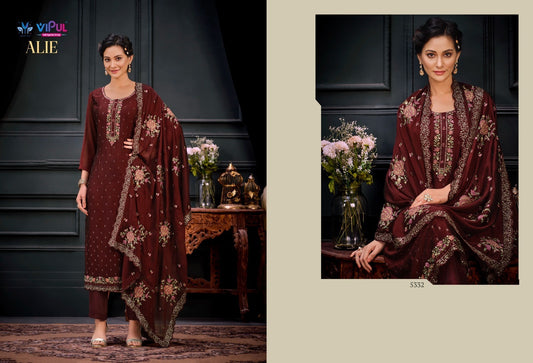 5332 Alie Vipul Unstitched Suits