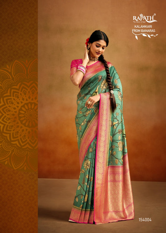154004 Moghra Rajpath Sarees