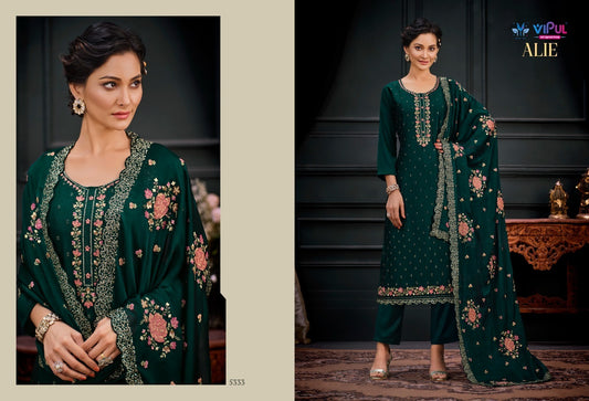5333 Alie Vipul Unstitched Suits