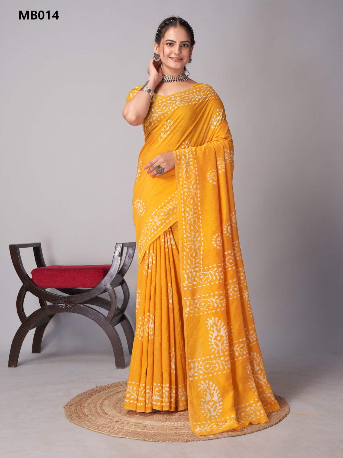 Mb005 To Mb024 Batik Mira Bela Print Sarees