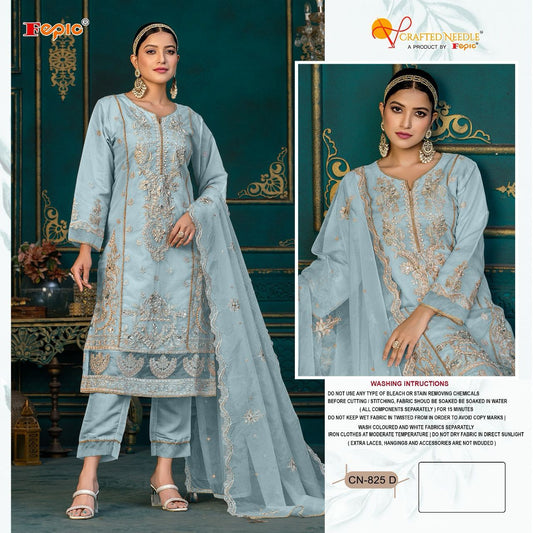 Cn-825-D Crafted Needle Pakistani Readymade Suits