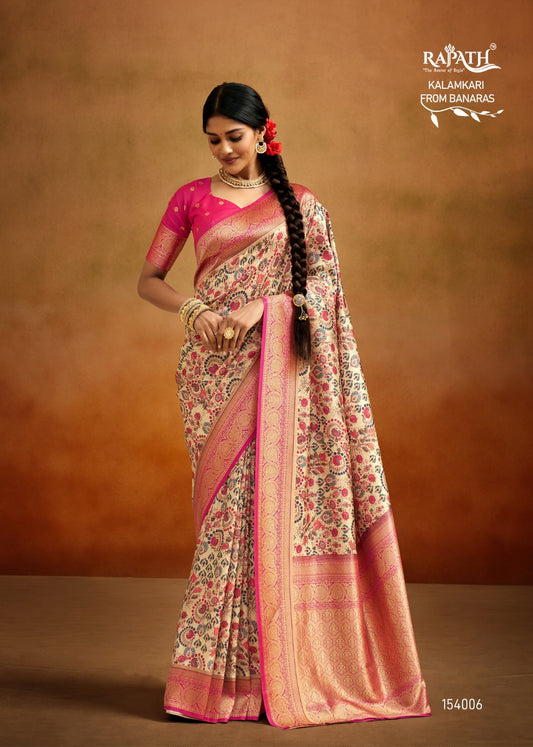 154006 Moghra Rajpath Sarees