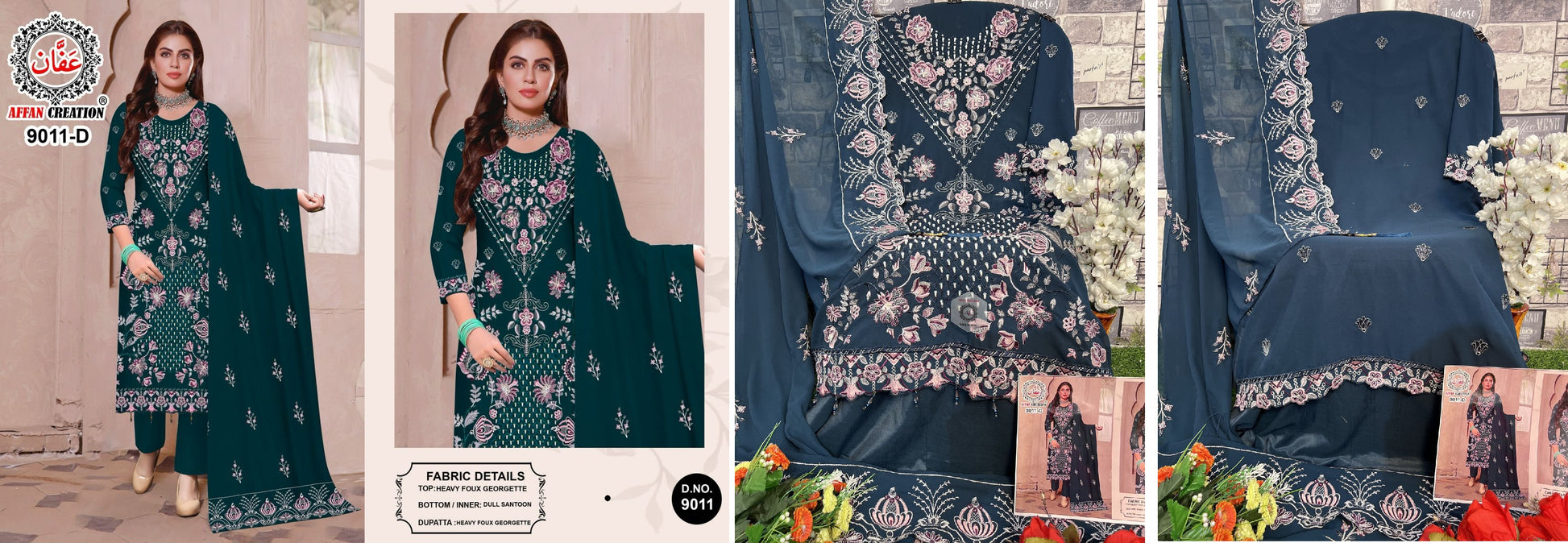 9011D Affan Creation Pakistani Salwar Suits