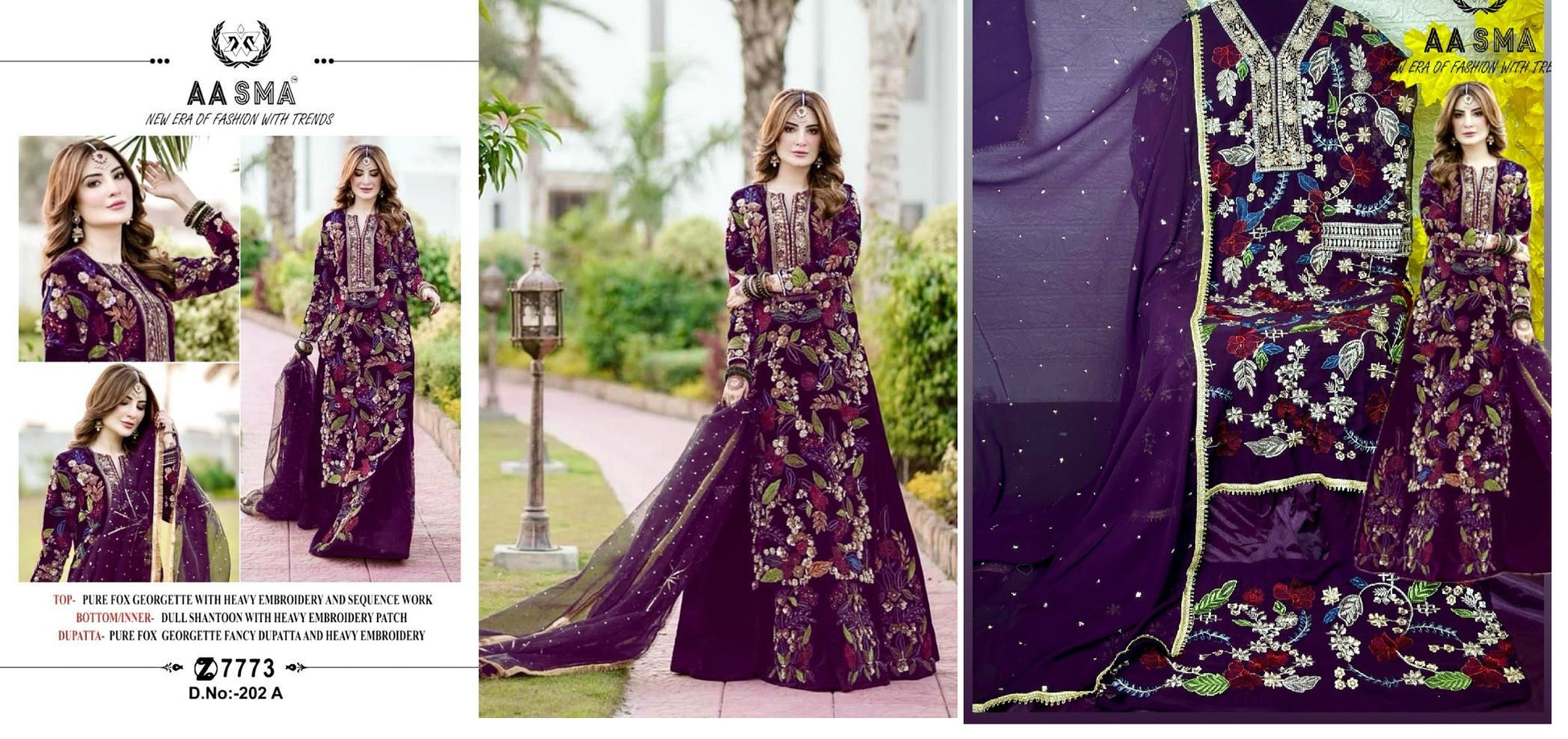 202A Aasma Pakistani Salwar Suits