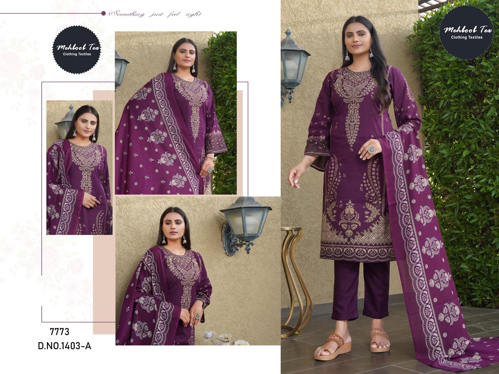 1403 A Mehboob Tex Cotton Pakistani Salwar Suits