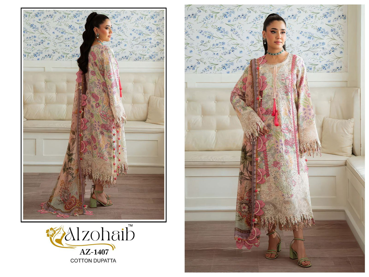 1407 Riwayat Vol 2 Al Zohaib Pure Cotton Pakistani Salwar Suits
