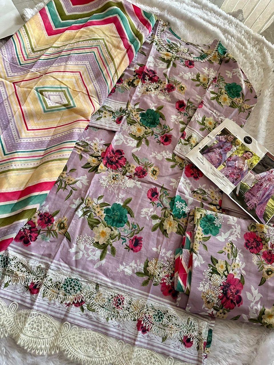 1408C Elaf Chikankari Vol 2 Mehboob Tex Embroidery Pakistani Salwar Suits