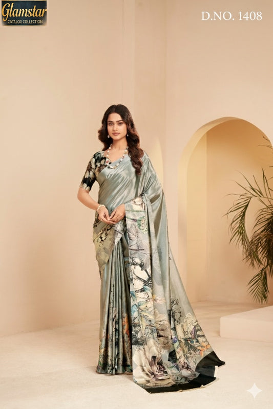 1408 Glamstar Hypnotex Malai Silk Sarees