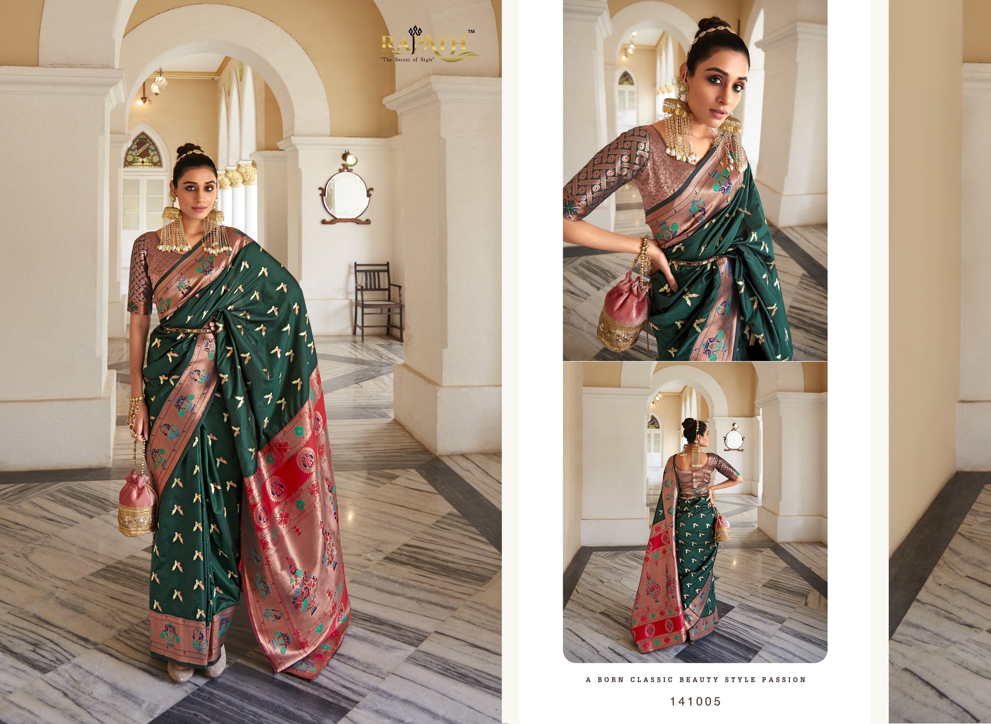 141005 Love Birds Rajpath Silk Sarees