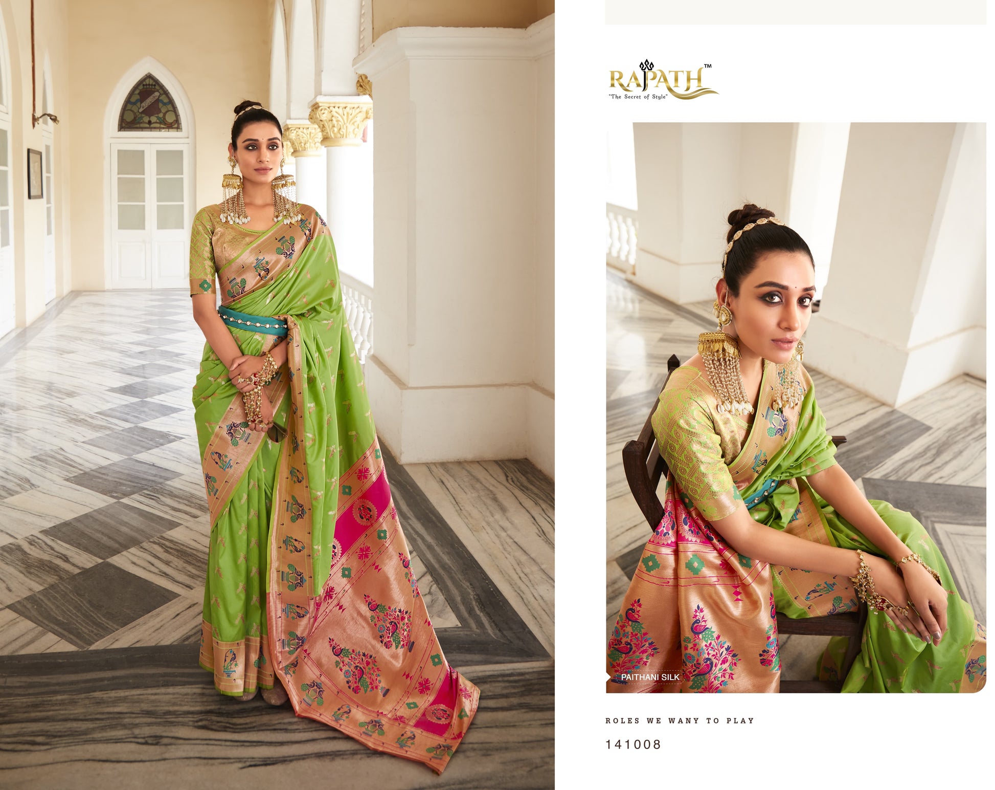 141008 Love Birds Rajpath Silk Sarees