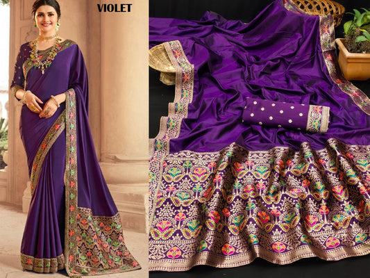 Tanvi Violet Jr Creation Sarees