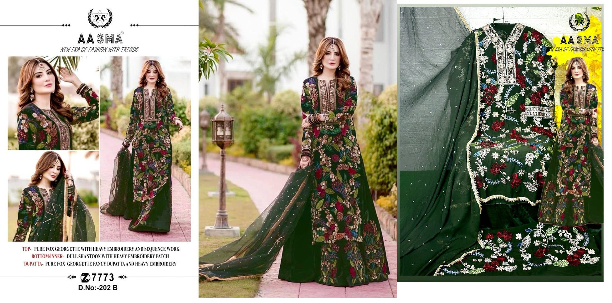 202B Aasma Pakistani Salwar Suits