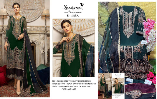 S-145-A Serine Pakistani Salwar Suits