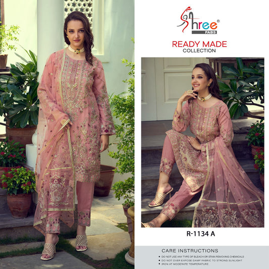 R-1134-A Shree Fabs Pakistani Readymade Suits