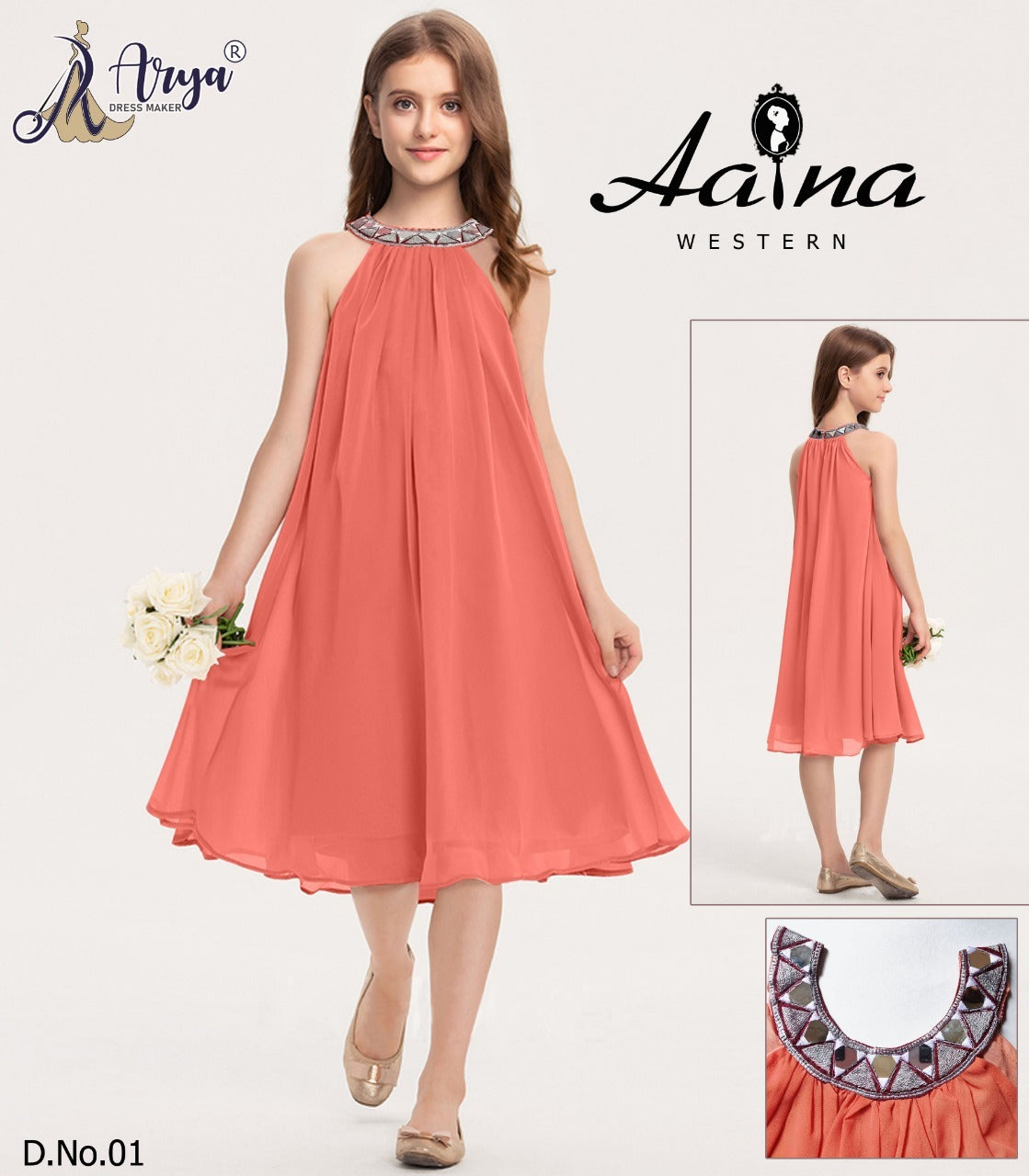 01 Aaina Adm Girls Western Dress