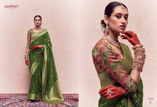 195 Kasturi Kimora Sarees