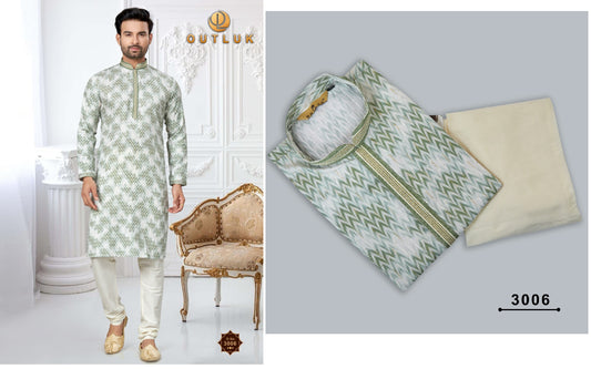 3006 Wedding Collection Vol 3 Outluk Mens Kurta Pyjama