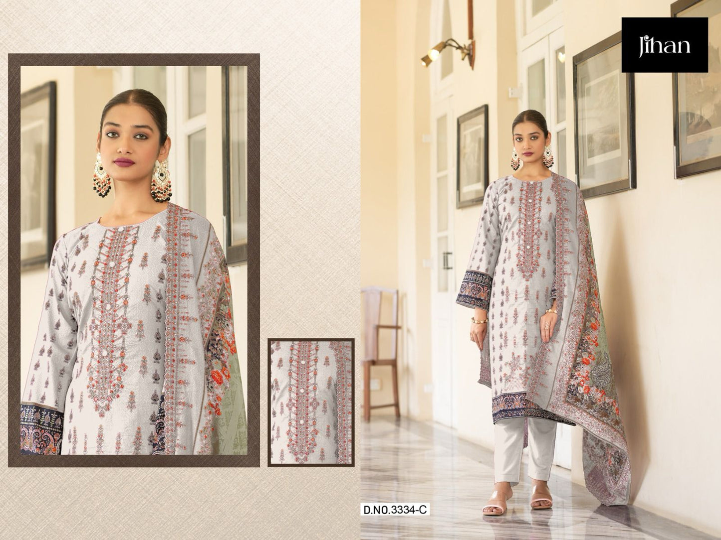 3334C Jihan Pakistani Salwar Suits