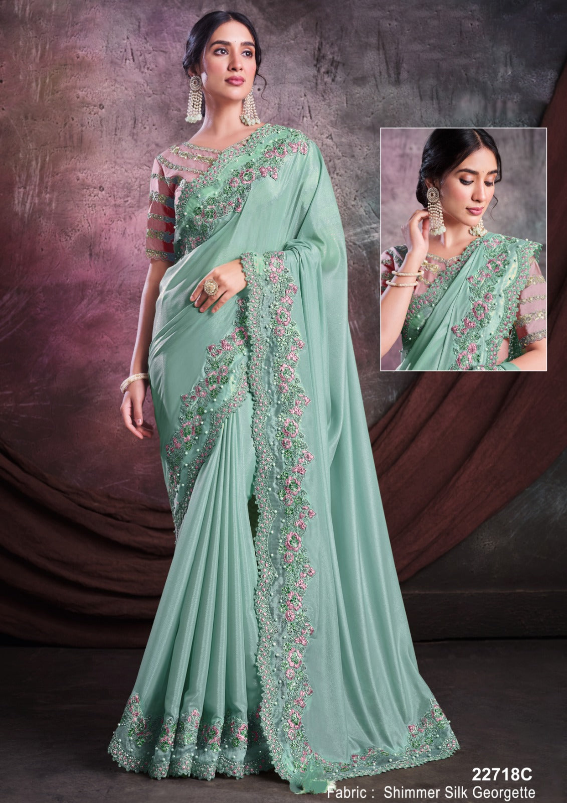 22718C Sarisha Mahotsav Sarees