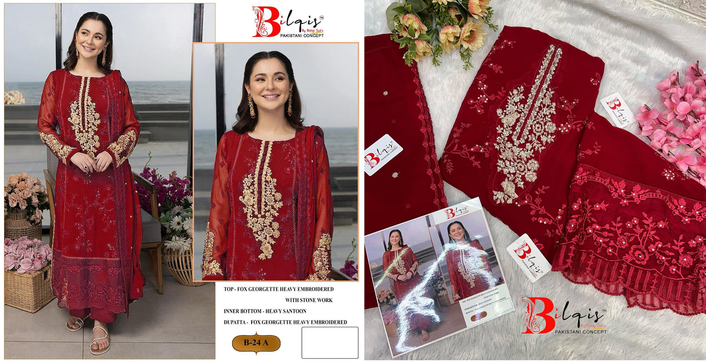 24A Bilqis Pakistani Salwar Suits