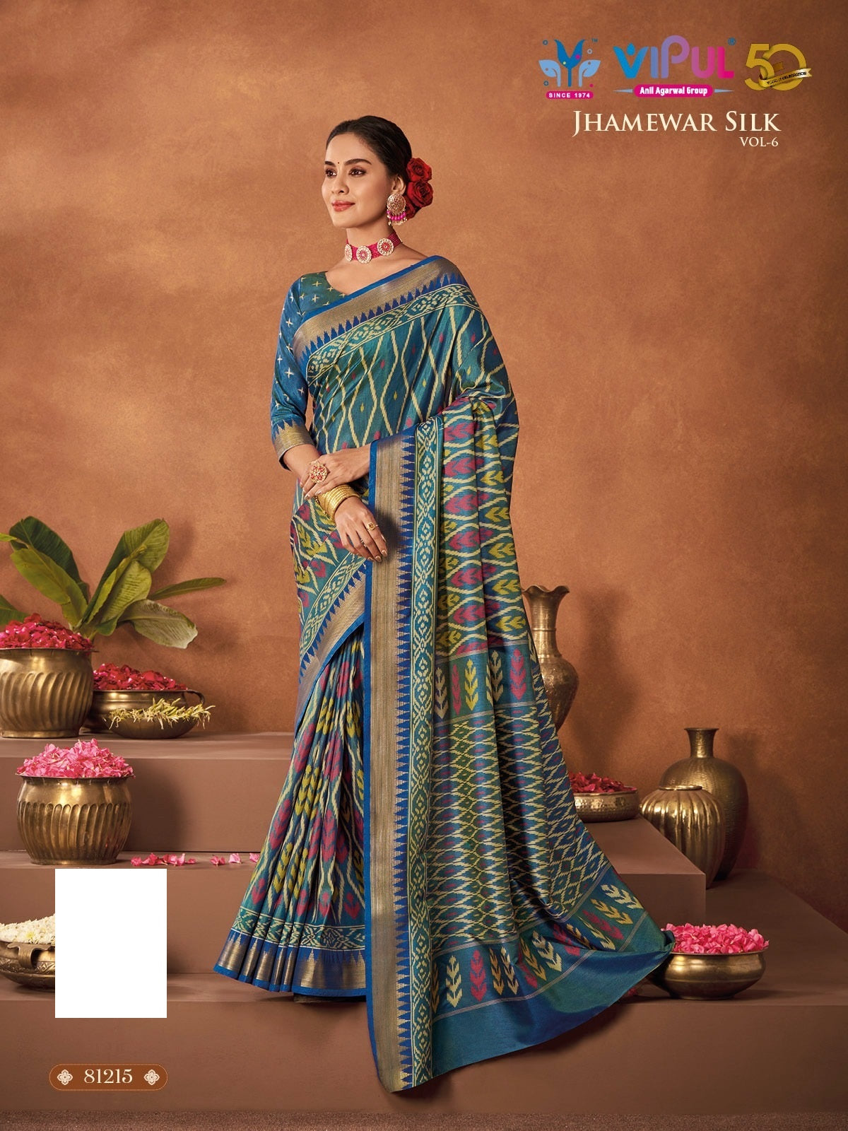 81215 Jhamewar Vol 6 Vipul Sarees