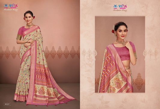 81117 Kashmiri Kesar Vol 4 Vipul Sarees