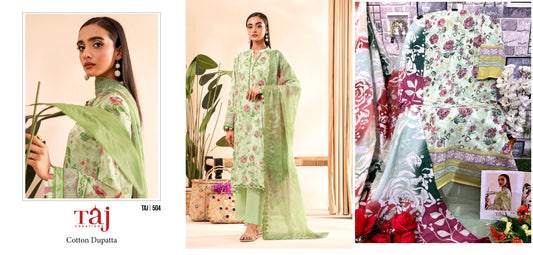 504 Taj Creations Pakistani Salwar Suits