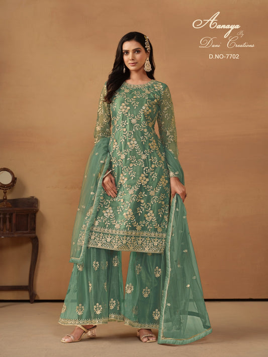 7702 Twisha Aanaya Vol 177 Dani Creation Unstitched Suits