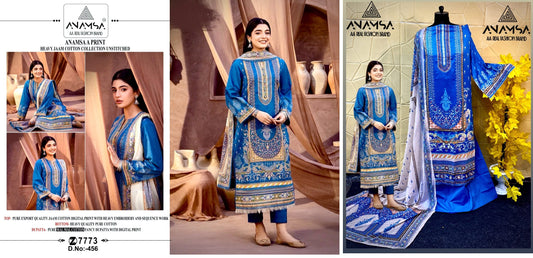 456 Adan Libas Vol 1 Anamsa Pakistani Salwar Suits