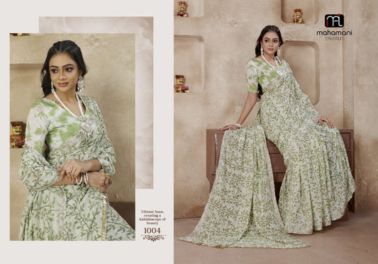 1004 Romaniya Mahamani Creation Sarees